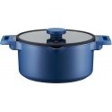 Pot with coating Qualum Ceramic Cobalt 24 cm AMBITION Pot with coating Qualum Ceramic Cobalt 24 cm AMBITION