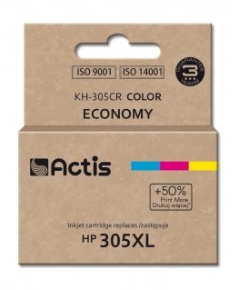 Actis KH-305CR mustekasetti 1 kpl Yhteensopiva Perusvärintuotto Syaani, Magenta, Keltainen