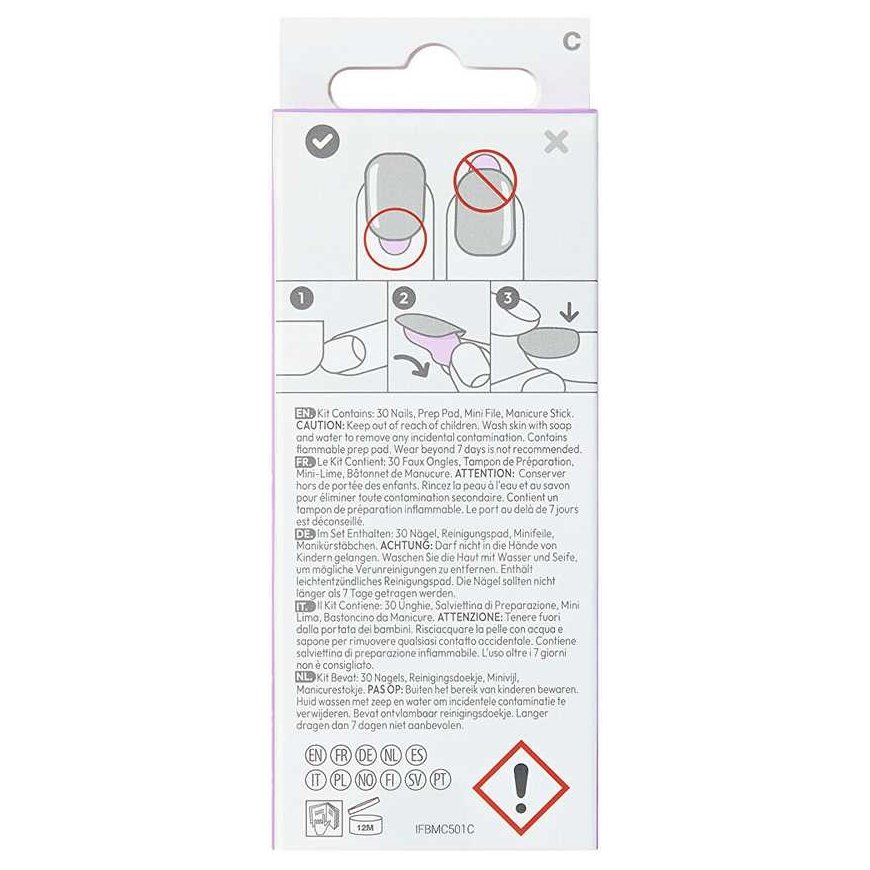 Kiss Self-adhesive nails ImPRESS Nails - Genuine 30 pcs nail product – 2