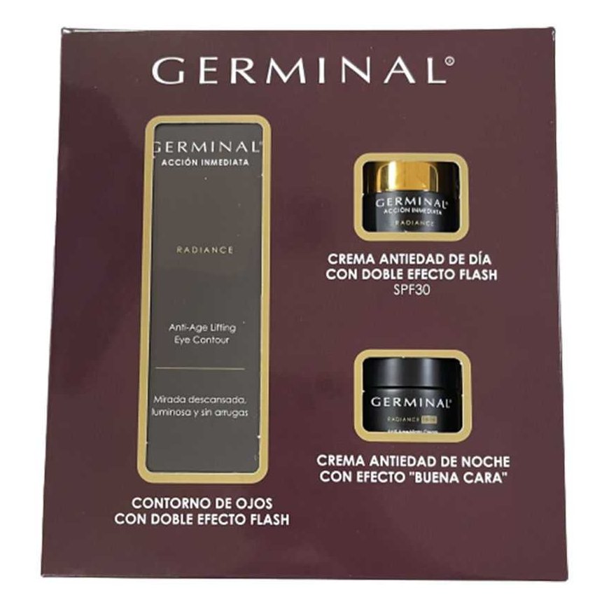 Germinal RADIANCE IMMEDIATE ACTION EYE CONTOUR LOT 3 pcs