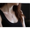 Beneto Silver necklace with paw AGS527 / 47 (chain, pendant) Beneto Silver necklace with paw AGS527 / 47 (chain, pendant)