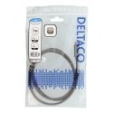 Deltaco USBC-1362 USB-kaapeli USB 3.2 Gen 2 (3.1 Gen 2) 1 m Harmaa Deltaco USBC-1362 USB-kaapeli USB 3.2 Gen 2 (3.1 Gen 2) 1 m Harmaa