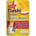 INABA CAT Dashi Delights Silky Broth Vistas gaļa ar lasi - kaķu kārums - 40g