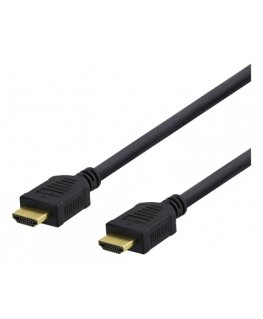 Deltaco HDMI-1050D HDMI-kaapeli 5 m HDMI-tyyppi A (vakio) musta