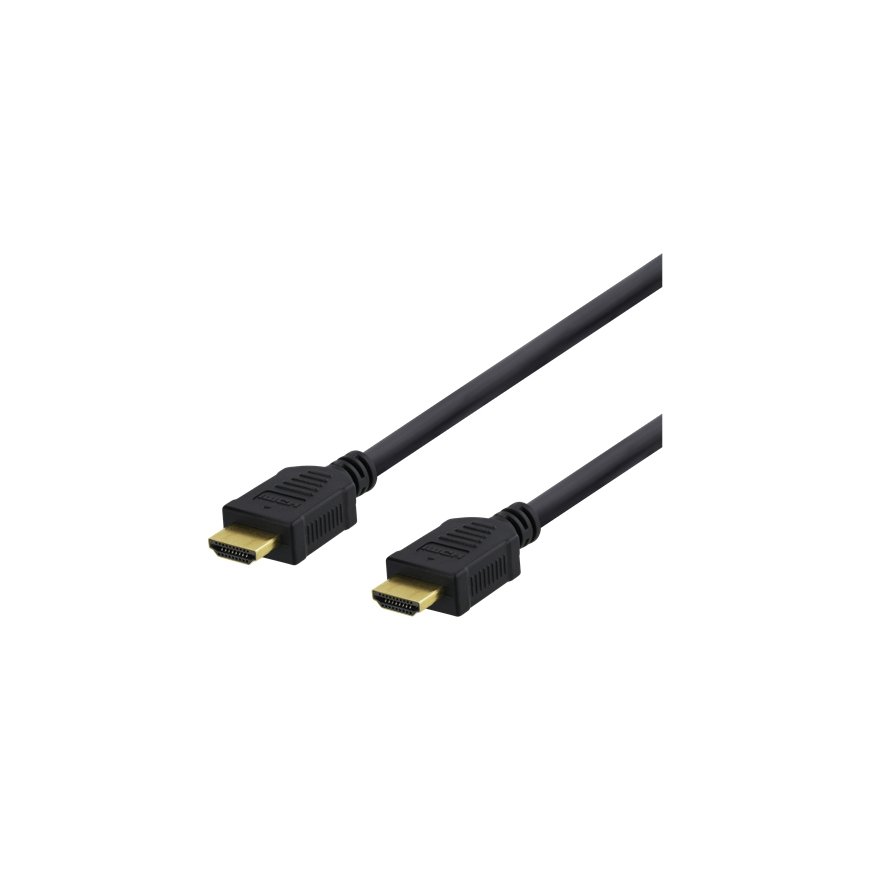 Deltaco HDMI-1050D HDMI кабель 5 m HDMI Тип A (Стандарт) Черный
