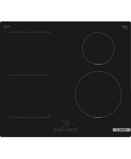 Bosch Serie 4 PWP611BB5E plīts virsmas sildelements Melns Iebūvēts 60 cm Zonas indukcijas plīts 4 zone(s)