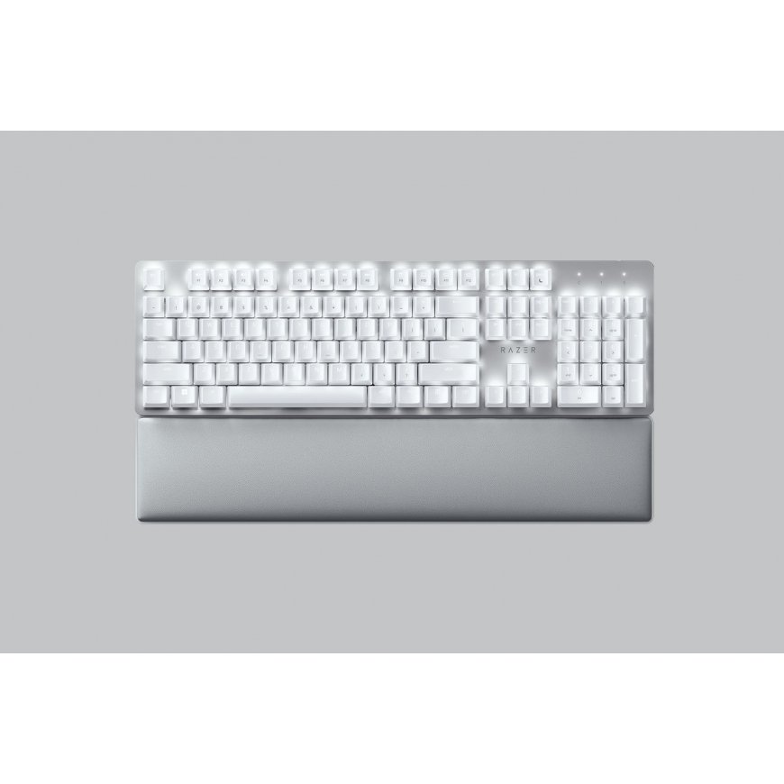 Razer Pro Type Ultra keyboard Office USB + RF Wireless + Bluetooth QWERTY US English Silver, White