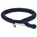 Tommy Hilfiger Blue Nylon Braided Bracelet Alex 2790592 Tommy Hilfiger Blue Nylon Braided Bracelet Alex 2790592