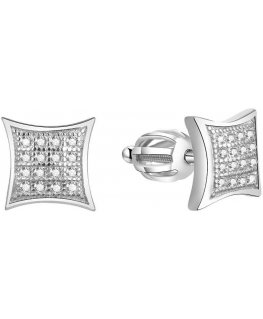 Beneto Silver korvakorut zirkoneilla AGUP1630S