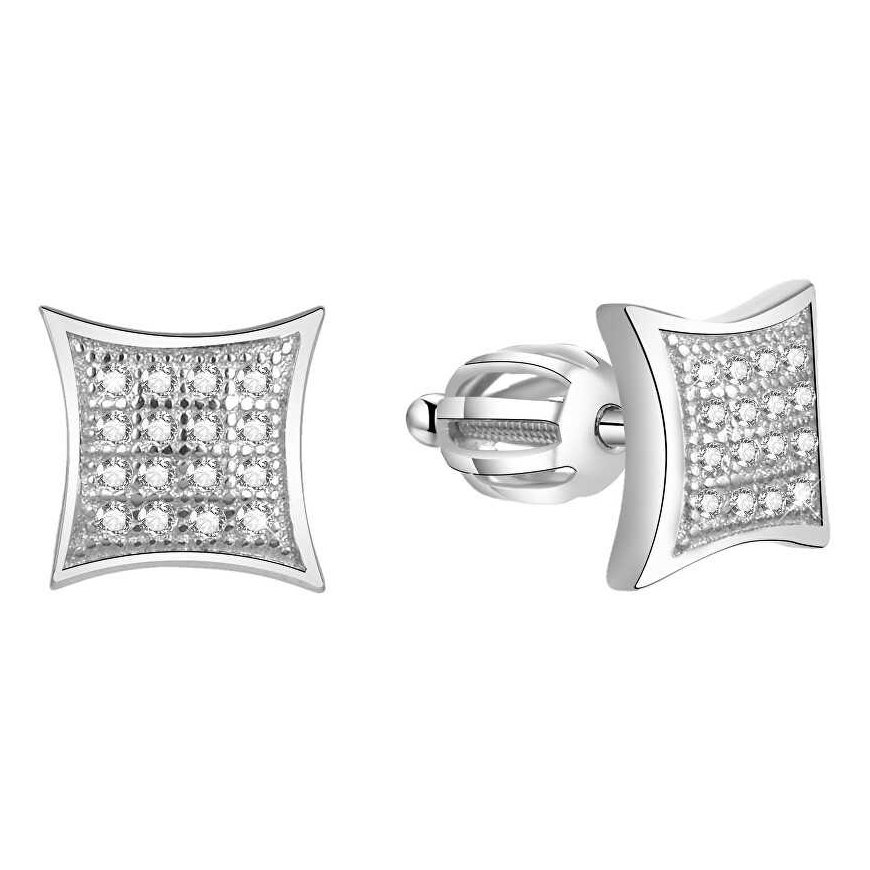 Beneto Silver earrings with zircons AGUP1630S