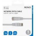 Deltaco 00210007 networking cable White 1 m Cat6 U/UTP (UTP) Deltaco 00210007 networking cable White 1 m Cat6 U/UTP (UTP)