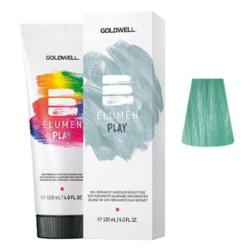Goldwell Goldwell, Elumen Play, semi-permanent hair dye, pastel mint, 120 ml Unisex