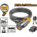 Ingco DBK11010 Bike lock 100 cm/10 mm Ingco DBK11010 Bike lock 100 cm/10 mm