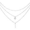 Troli Triple Steel Necklace Troli Triple Steel Necklace