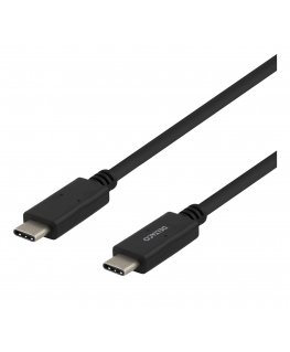 Deltaco USBC-2002M USB кабель USB 2.0 2 m Черный