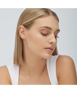 Brosway Tyylikkäät pyöreät yksittäiset korvakorut Fancy Mystery Black FMB85