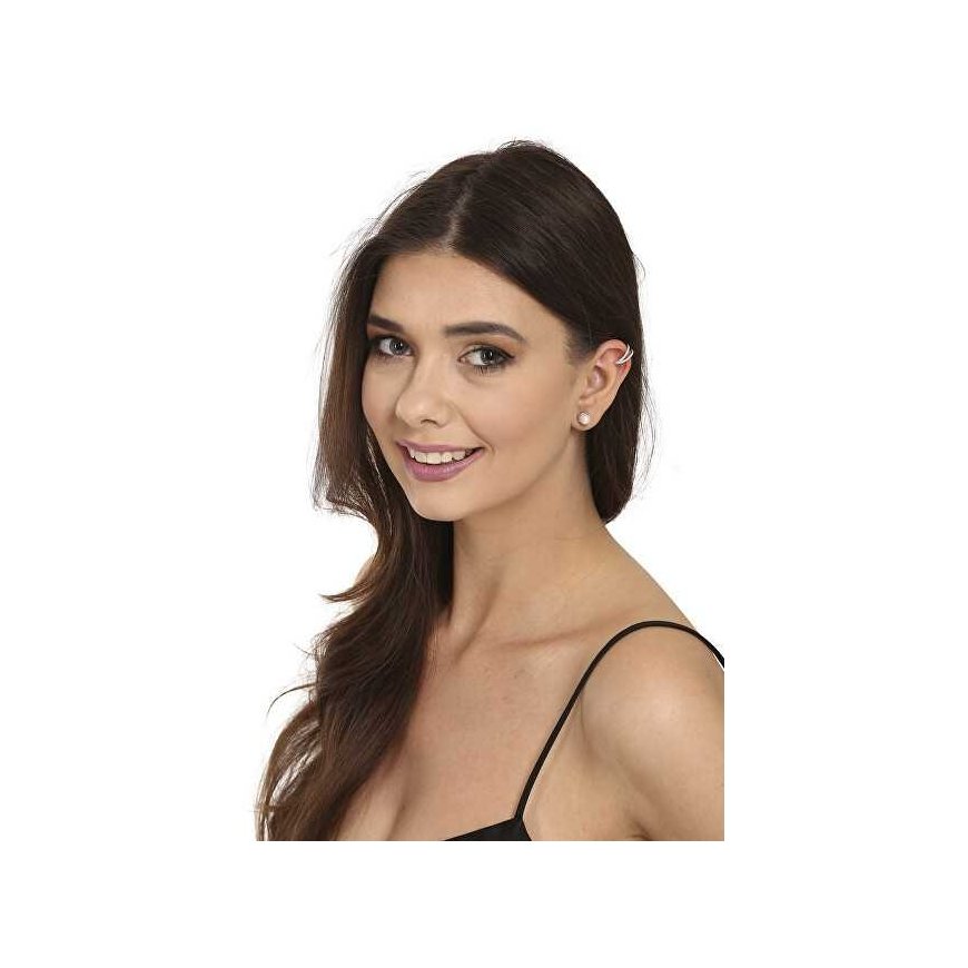 Jwl Luxury Pearls Modern kullattu korvakorusarja (1x korvakoru, 2x kivikorvakoru) JL0808 – 3