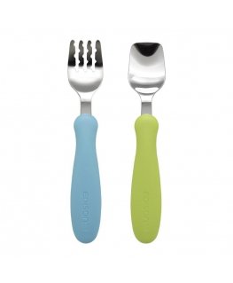 Cutlery EDISONmama, from 18 months. KIWI/SKY, KJ2832