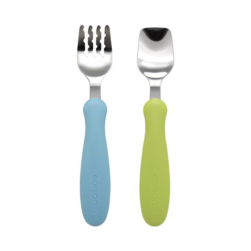 Cutlery EDISONmama, from 18 months. KIWI/SKY, KJ2832