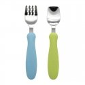 Cutlery EDISONmama, from 18 months. KIWI/SKY, KJ2832 Cutlery EDISONmama, from 18 months. KIWI/SKY, KJ2832
