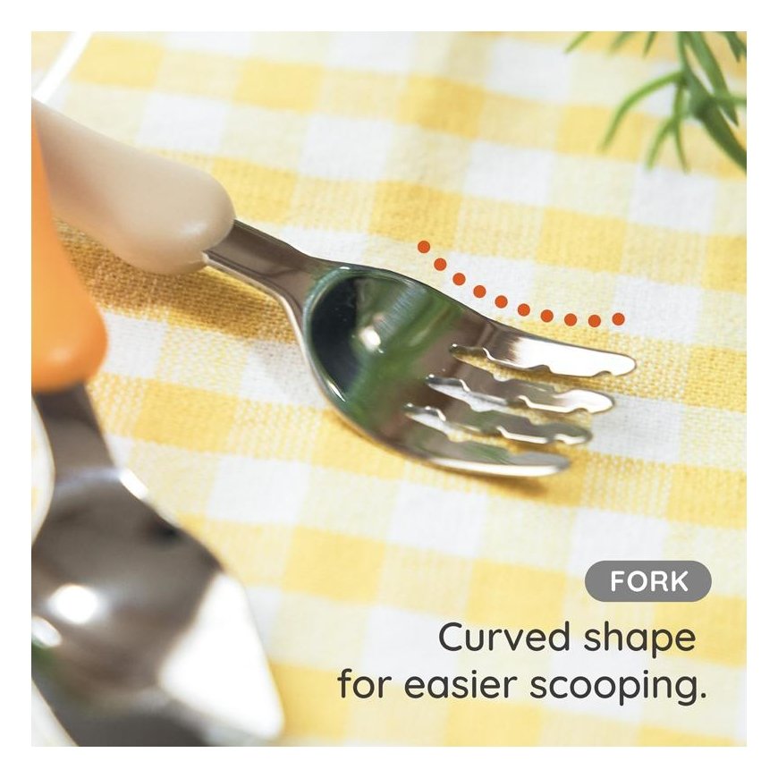 Cutlery EDISONmama, from 18 months. KIWI/SKY, KJ2832 – 3
