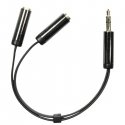 Deltaco AUD-200 garso kabelis 0,1 m 3.5mm 2 x 3.5mm Juoda Deltaco AUD-200 garso kabelis 0,1 m 3.5mm 2 x 3.5mm Juoda