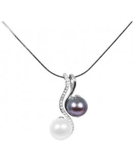 Jwl Luxury Pearls Perlų karoliai 3in1 JL0540 (grandinė, pakabukas, pakabukas)