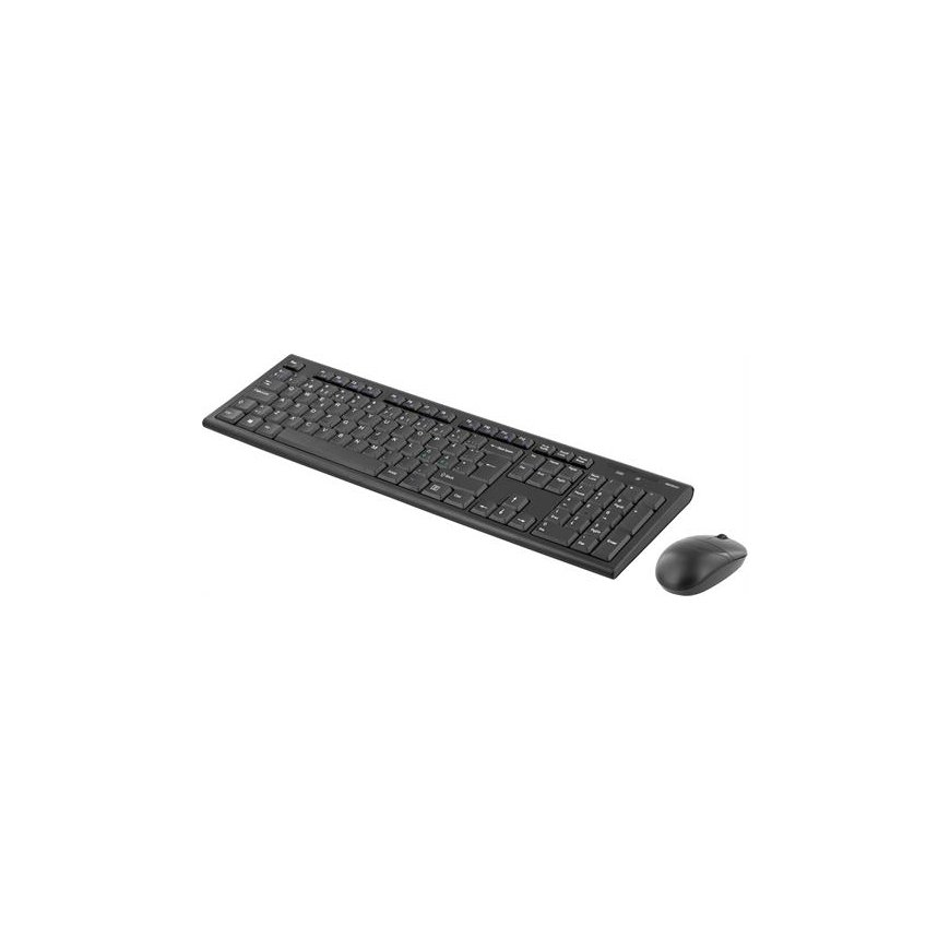 Deltaco TB-114 tastatūra Pele iekļauta Mājas