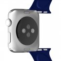 PURO ICON Apple Watch Band Grupa Navy (tumši zila) Silikons
