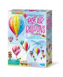 4M Paint Your Own Hot Air Balloons Mobile