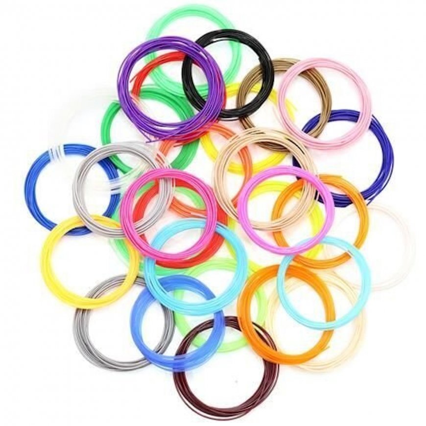 HQ 100m PLA 1.75mm filament wire for any 3D Printing Pen - 10 Co