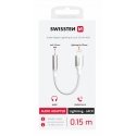 Swissten Textile Lightning to Jack 3.5mm Audio Adapter 15cm