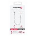 Swissten Textile Lightning to Jack 3.5mm Audio Adapter 15cm