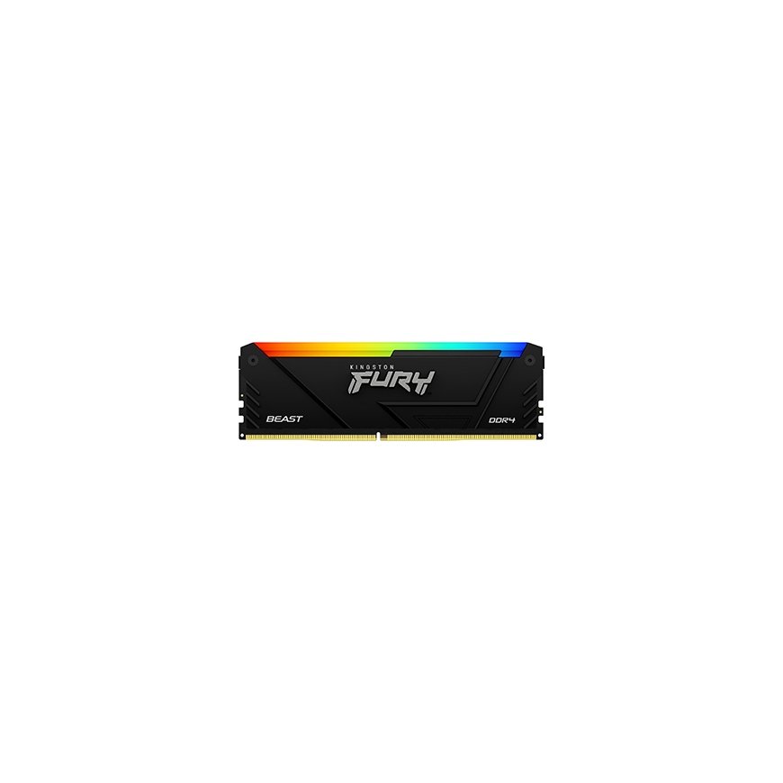 Kingston Technology FURY Beast RGB atminties modulis 64 GB 4 x 16 GB DDR4 – 2