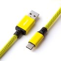 Cablemod CM-PKCA-CYAY-KY150KY-R USB cable 1.5 m USB A USB C Yellow Cablemod CM-PKCA-CYAY-KY150KY-R USB cable 1.5 m USB A USB C Yellow