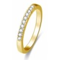 Beneto Gold-plated silver ring with AGG189 crystals Beneto Gold-plated silver ring with AGG189 crystals