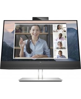 HP E24mv G4 tietokoneen litteä näyttö 60,5 cm (23.8") 1920 x 1080 pikseliä Full HD musta, Hopea