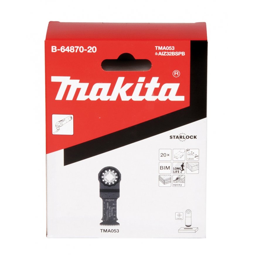 Makita B-64870-20 jigsaw/scroll saw/reciprocating saw blade Bimetal 20 pc(s) – 3