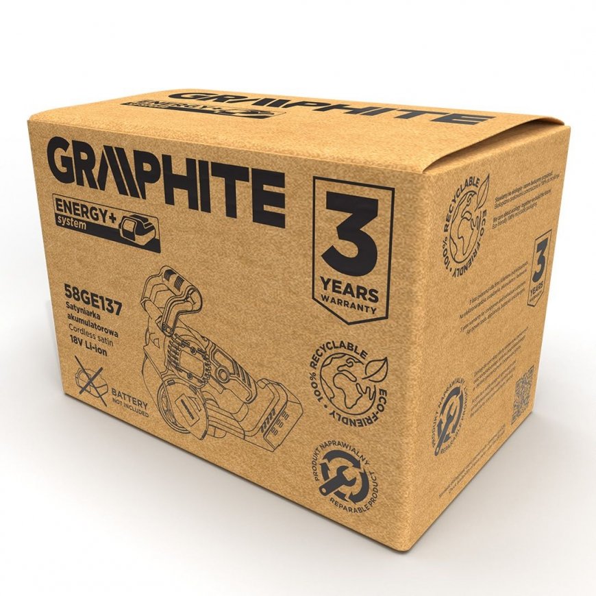 Graphite 58GE137 portatīvā slīpmašīna