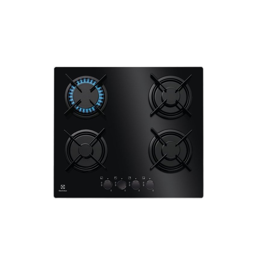 Electrolux EGT6242NVK Juoda Įmontuoti 60 cm Dujinė 4 zone(s)