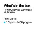 HP 953XL riittoisa syaani alkuperäinen mustekasetti HP 953XL riittoisa syaani alkuperäinen mustekasetti