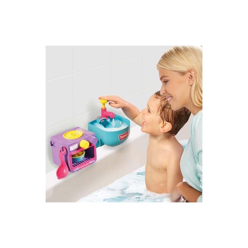 Tomy E73264 kylpylelu, lelu & tarra Kylpyleikkisetti Monivärinen – 4