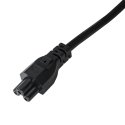 Akyga Power Cord AK-NB-01A for notebooks IEC C5 250V/50Hz 1,5m Black 1.5 m CEE7/7 C5 coupler Akyga Power Cord AK-NB-01A for notebooks IEC C5 250V/50Hz 1,5m Black 1.5 m CEE7/7 C5 coupler