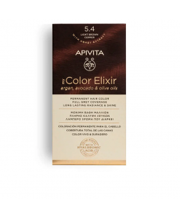 Ilgalaikiai plaukų dažai Apivita MY COLOR ELIXIR, 5.4 Light Brown Copper