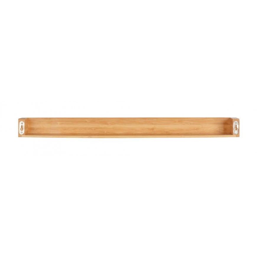 WENKO 24744100 shelve Floating shelf Wall mounted Bamboo – 4