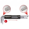 KS Tools 151.2100 sešstūru uzgriežņatslēga L veida sešstūra atslēga Metriska 8 pcs KS Tools 151.2100 sešstūru uzgriežņatslēga L veida sešstūra atslēga Metriska 8 pcs
