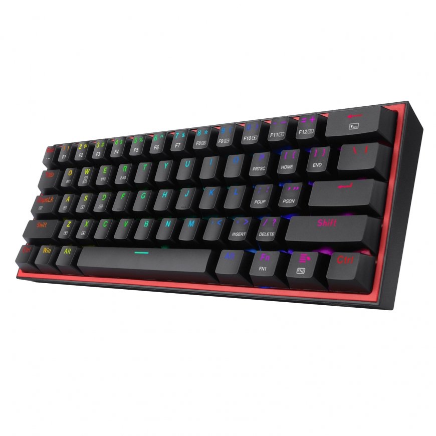 REDRAGON FIZZ PRO K616-RGB B tastatūra Speļu USB + RF Wireless + Bluetooth QWERTY Angļu Melns, Sarka – 2