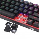 REDRAGON FIZZ PRO K616-RGB B keyboard Gaming USB + RF Wireless + Bluetooth QWERTY English Black, Red REDRAGON FIZZ PRO K616-RGB B keyboard Gaming USB + RF Wireless + Bluetooth QWERTY English Black, Red