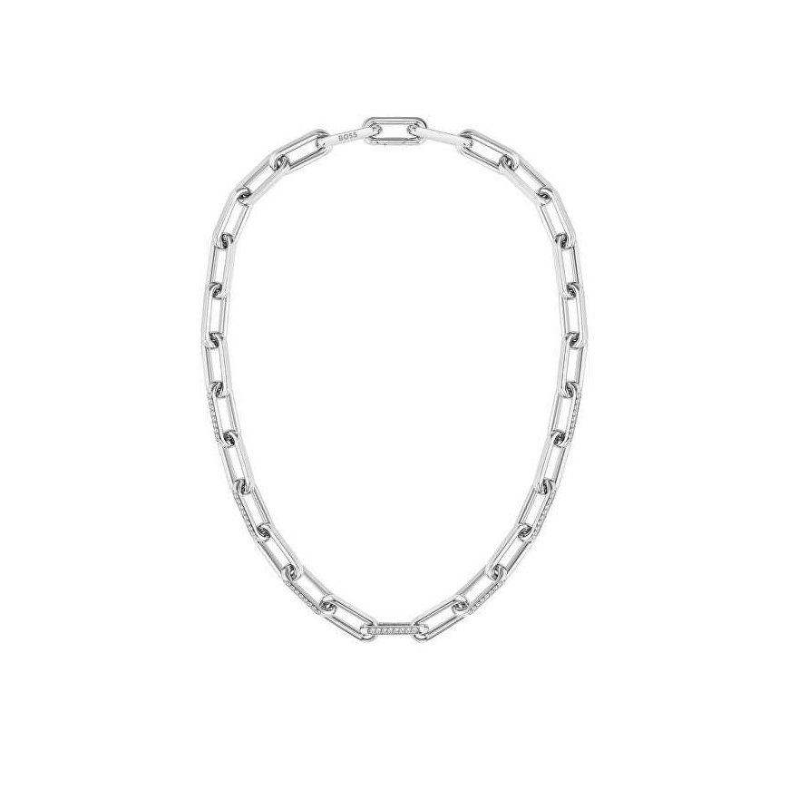 Hugo Boss Unmissable teräskaulakoru Halia-kiteillä 1580578