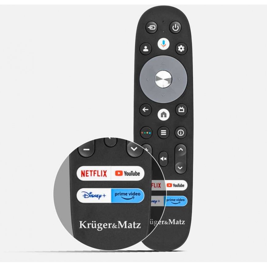 Remote control for Kruger & Matz Google TV – 2